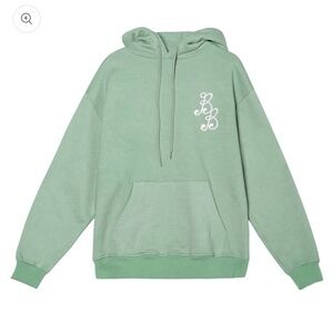 Bogey Boys Hoodie Large Seafoam Green Golf Sweatshirt Heavyweight Cotton Logo